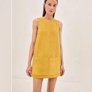 Alexis Mustard Sleeveless Mini Dress